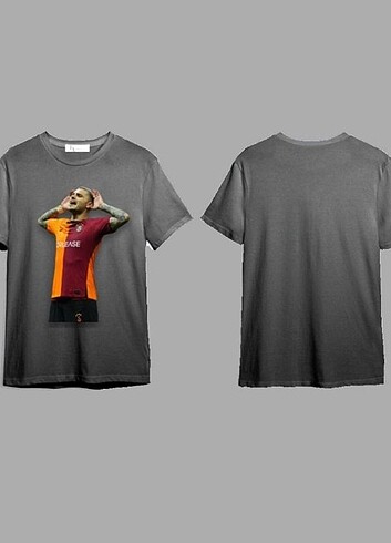 m Beden Unisex Basic T-shirt İcardi aşkın olayım