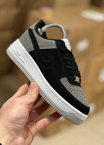 Nike Air force siyah füme spor ayakkabı #sporayakkabı 