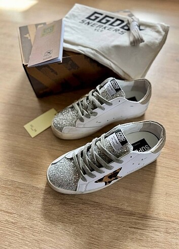 38 Beden beyaz Renk Golden Goose Deluxe Sneaker 36/40 ithal 