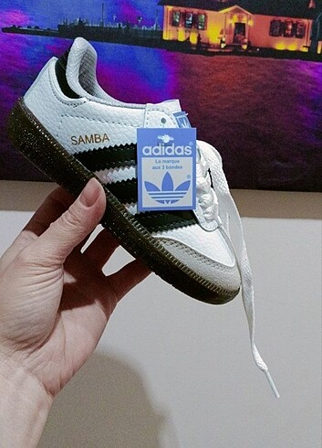 Adidas Samba cocuk beyaz siyah #sambaçocuk