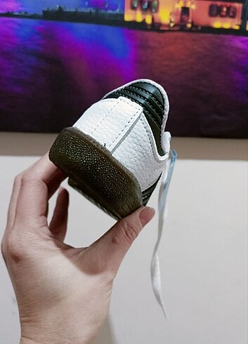 Adidas Samba cocuk beyaz siyah