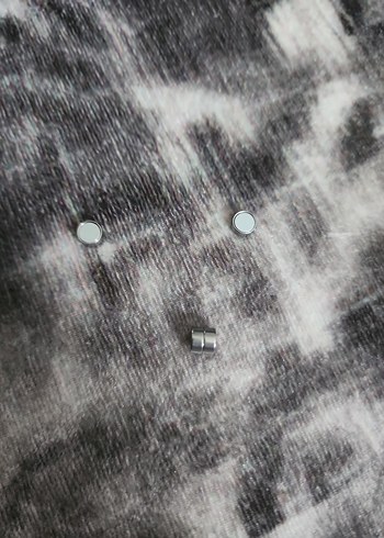 mıknasızlı sade küpe - Görsel 3