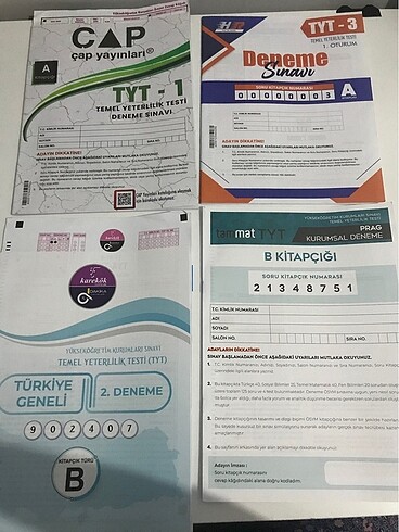 Beden TYT 8 Deneme (Optikli)