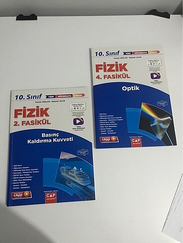 Çap yayınları 10. sınıf fizik fasikülü