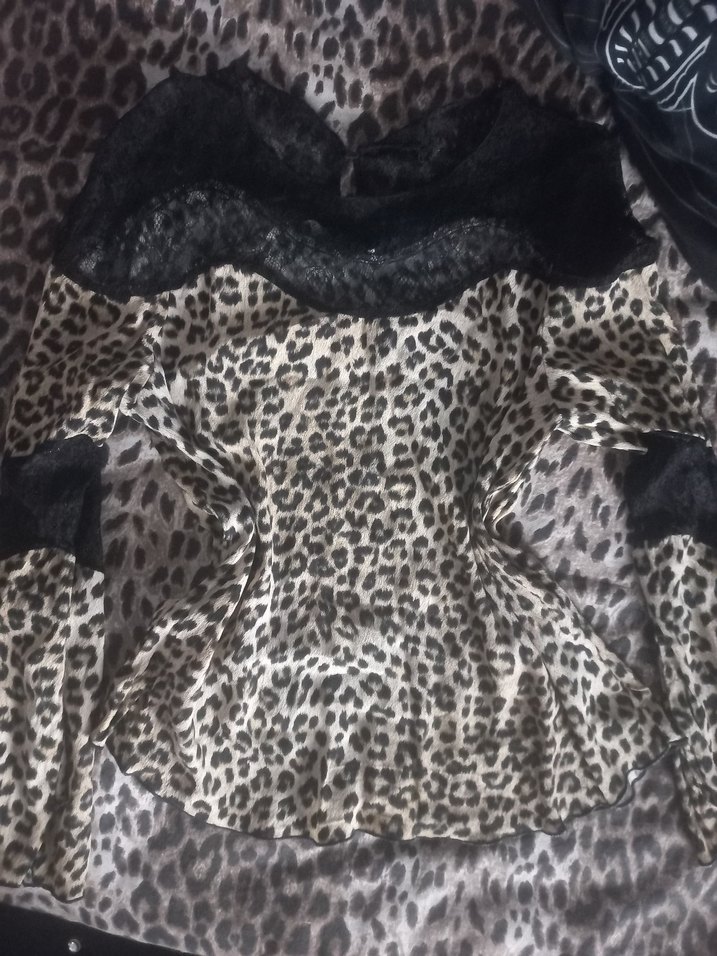 Zara Bluz Leopar - Görsel 2