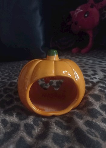 Balkabağı Şeklinde Mumluk - Görsel 2