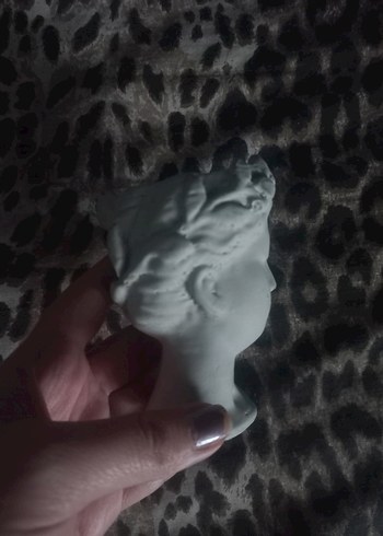 Gri Büst Heykeli Figürin - Görsel 3