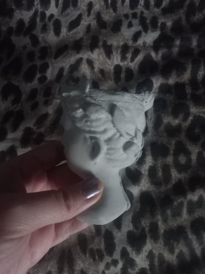 Gri Büst Heykeli Figürin - Görsel 2