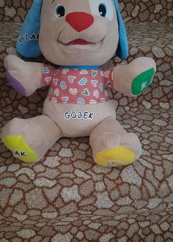 Fisher Price Fisher Price Çok Renkli Eğitici Peluş Köpek