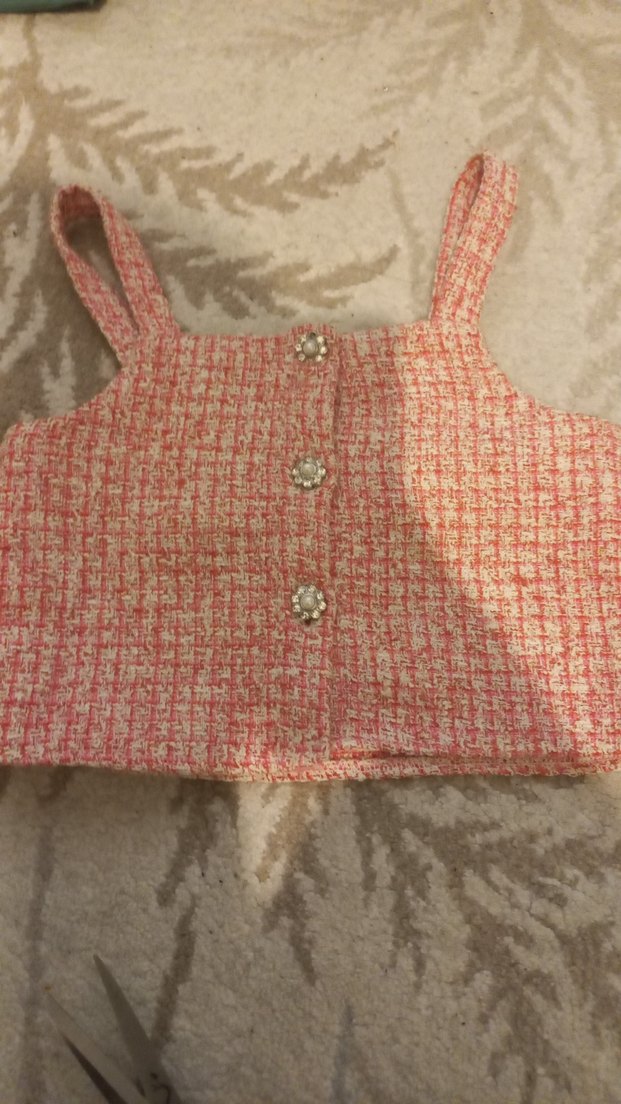 Kız Çocuk Örgü Eldivenler, Bej ve Pembe - Görsel 2