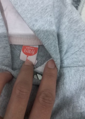 Kız Çocuk Siyah Baskılı Fırfırlı Tişört - Görsel 6