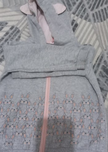 Kız Çocuk Siyah Baskılı Fırfırlı Tişört - Görsel 5