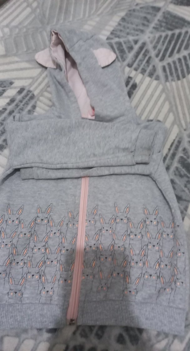 Kız Çocuk Siyah Baskılı Fırfırlı Tişört - Görsel 5