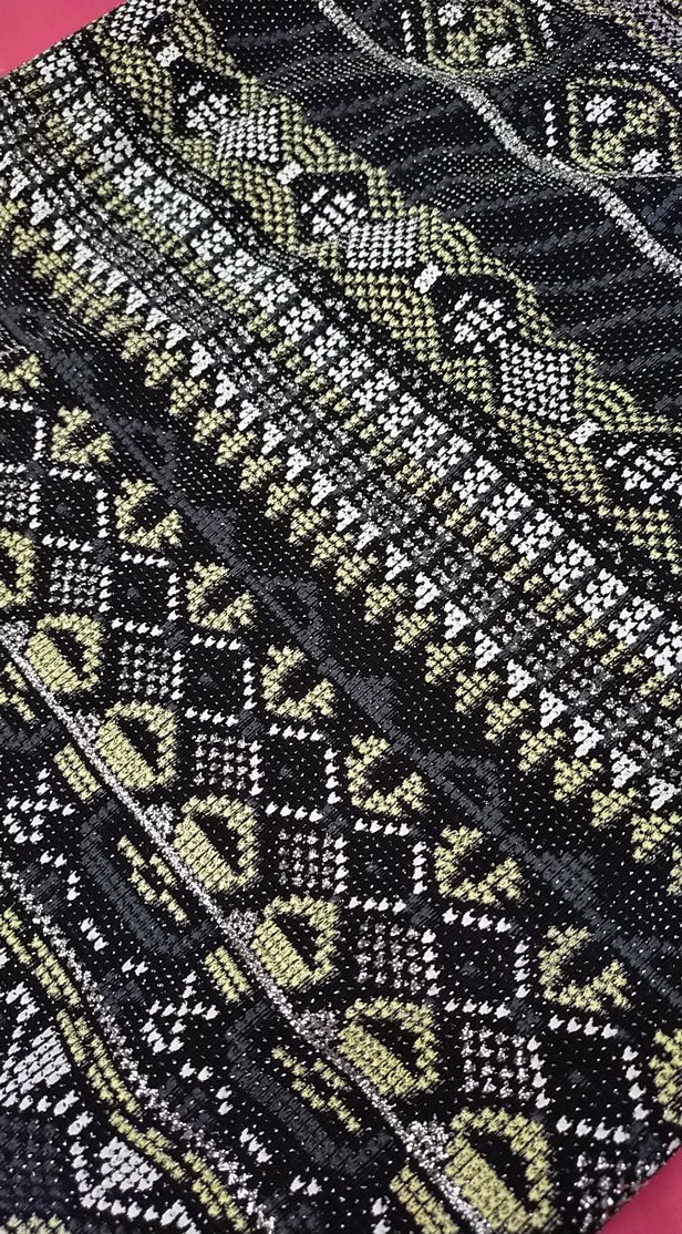 Koton Siyah kadın kendinden simli  kalem etek - Görsel 3