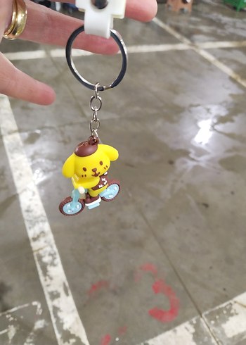 Renkli Pop Kültür Kadın Anahtarlık Püsküllü - Görsel 2