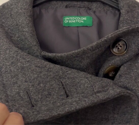 Benetton Benetton Orijinal Kaşe Kaban