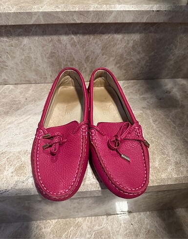 37 Beden Nicole Pembe Loafer Ayakkabı