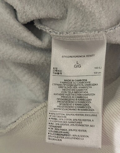 l Beden çeşitli Renk GAP Sweat Orijinal