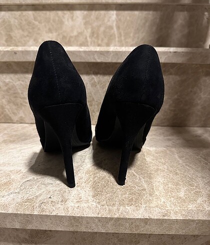 38 Beden siyah Renk Bershka Siyah Topuklu Ayakkabı Stiletto