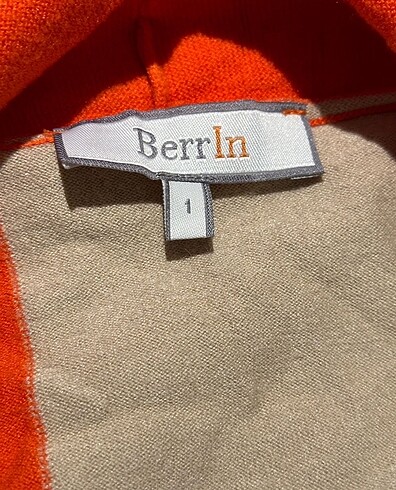 m Beden turuncu Renk BerrIn Hırka