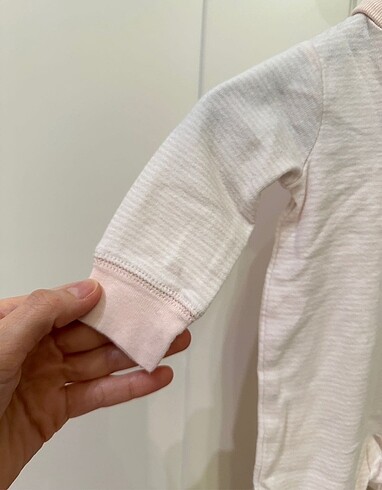 3 Ay Beden beyaz Renk Carters Bebek Tulum Çizgili Orijinal