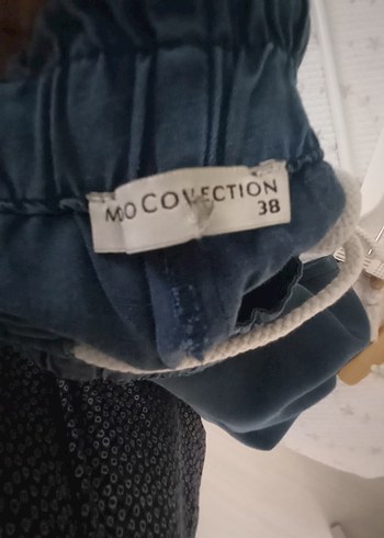 Mudo Concept Mavi Keten, Pileli Midi Kadın Pantolon