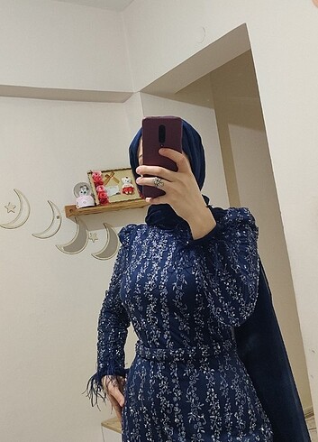 Abiye Kiralık taşlı balik model abiye