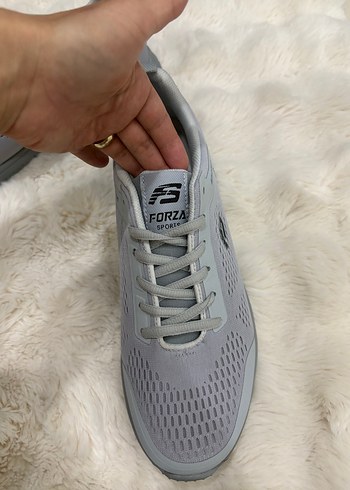 Adidas Gri Erkek Spor Ayakkabı Bağcıklı