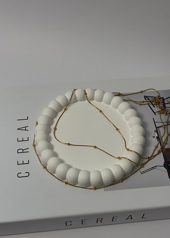 Beyaz Papatya Desenli Altlık Sunum Tepsisi - Görsel 3