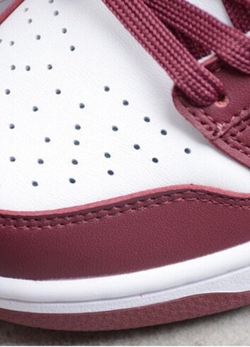 38 Beden bordo Renk NİKE DUNK LOW BY YOU