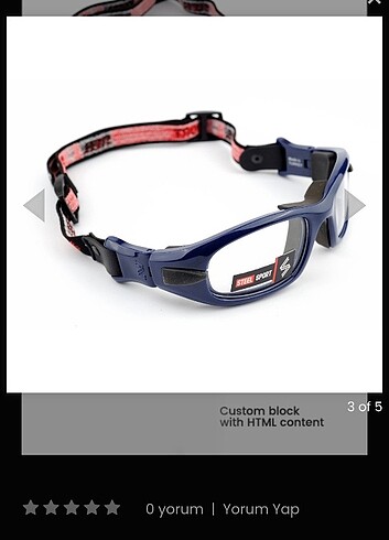 Sporcu gözlüğü - Görsel 2