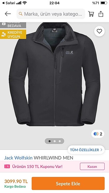 Jack Wolfskin Jack Wolfskin Whirldwind Ceket