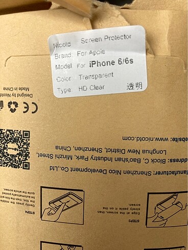 iPhone 6/6s tamperli ekran koruyucu