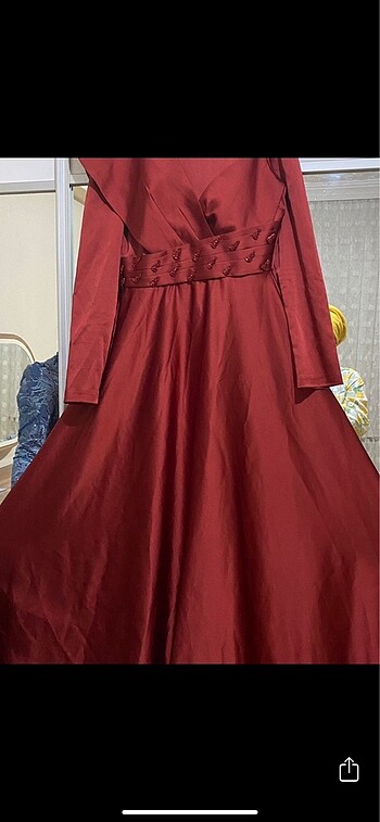 38 Beden bordo Renk Bir kere giyildi yeni ürün