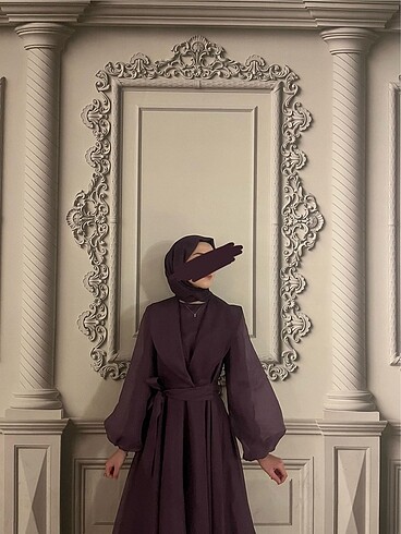 Zara YEPYENİ ÖZEL GÜN ELBİSESİ (MÜRDÜM RENK)