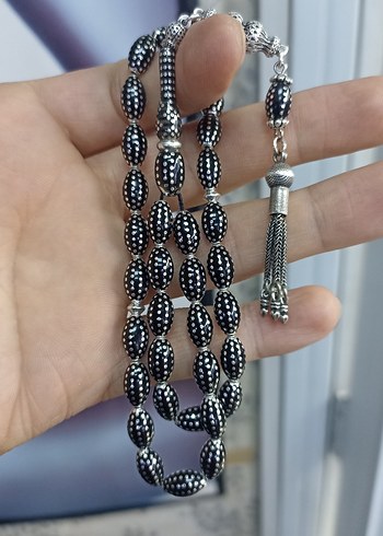 Full 925ayar gümüş tesbih 38gram - Görsel 2