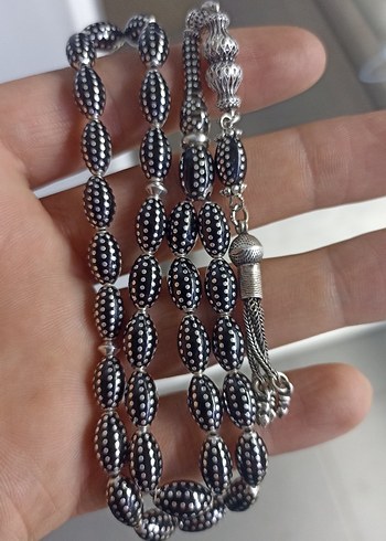 Full 925ayar gümüş tesbih 38gram - Görsel 5