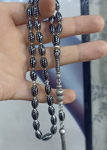 Full 925ayar gümüş tesbih 38gram - Görsel 3