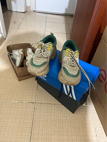 36 Beden beyaz Renk Spor ağır taban