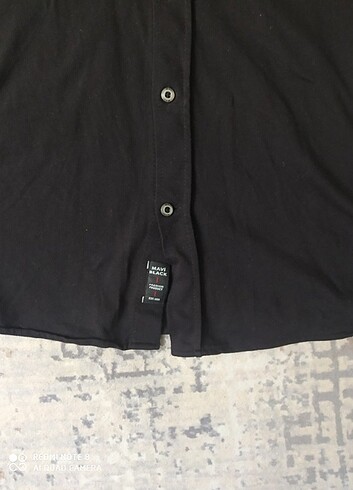 Mavi marka siyah gömlek  - Görsel 3
