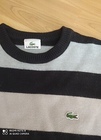 Lacoste örgü kazak hırka triko - Görsel 3