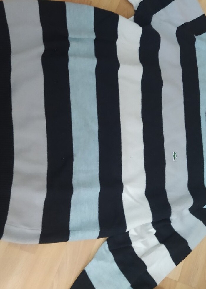 Lacoste örgü kazak hırka triko - Görsel 2