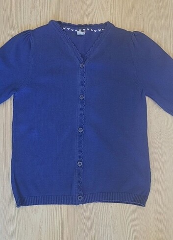 Diğer Tu kids çivit mavi kız çocuk hırkası