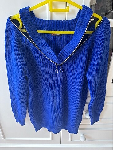 Fermuar detaylı kazak - Görsel 2