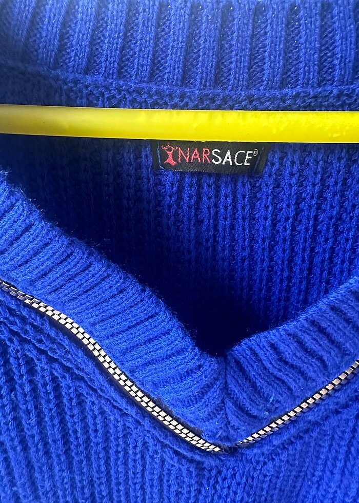 Fermuar detaylı kazak - Görsel 5