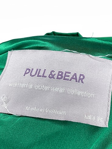 xs Beden yeşil Renk Pull and Bear Mont %70 İndirimli.