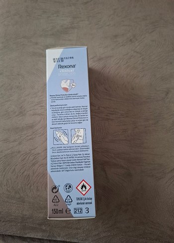 Diğer Rexona Clinical Protection Kadın Deodorant