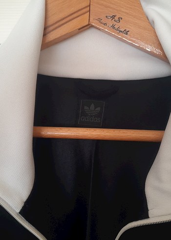 Adidas Siyah Beyaz Fermuarlı erkek esofman takimi - Görsel 2