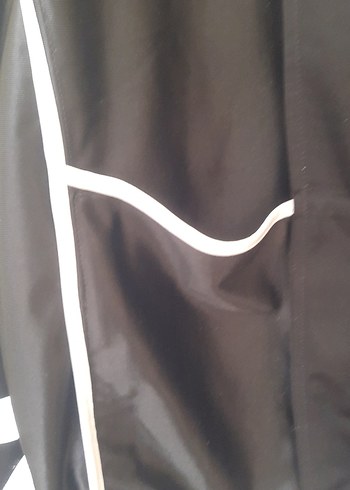 Adidas Siyah Beyaz Fermuarlı erkek esofman takimi - Görsel 9