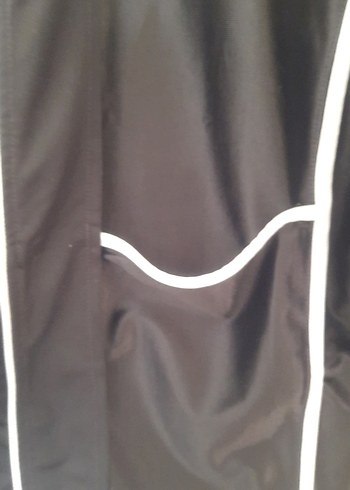 Adidas Siyah Beyaz Fermuarlı erkek esofman takimi - Görsel 8